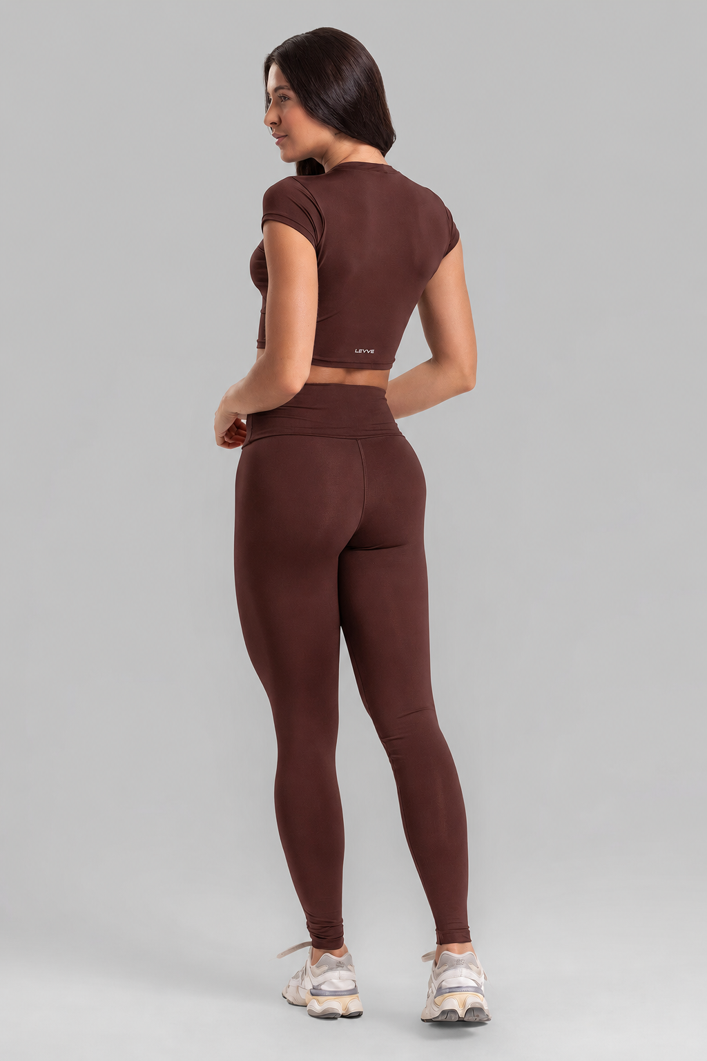 Cropped Top + Leggings Intense Leather