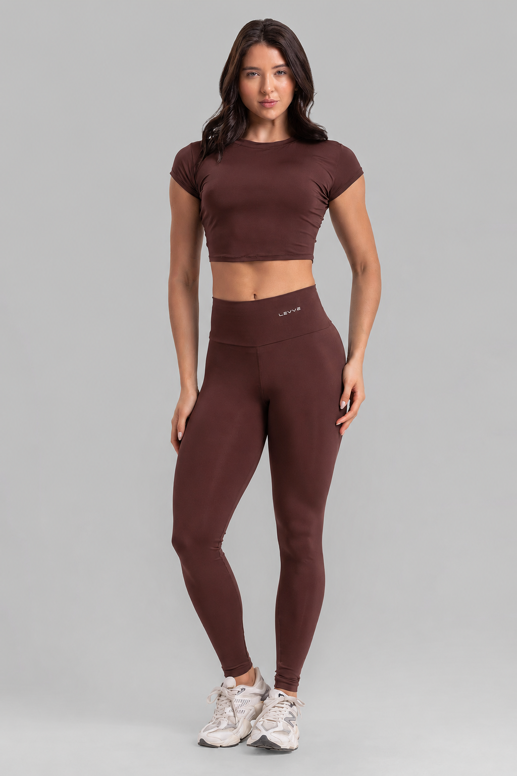 Cropped Top + Leggings Intense Leather