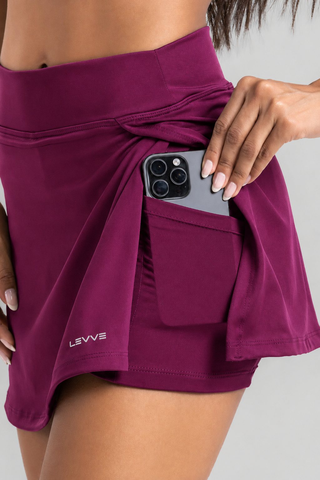 Cropped Top + Skort Intense Malbec
