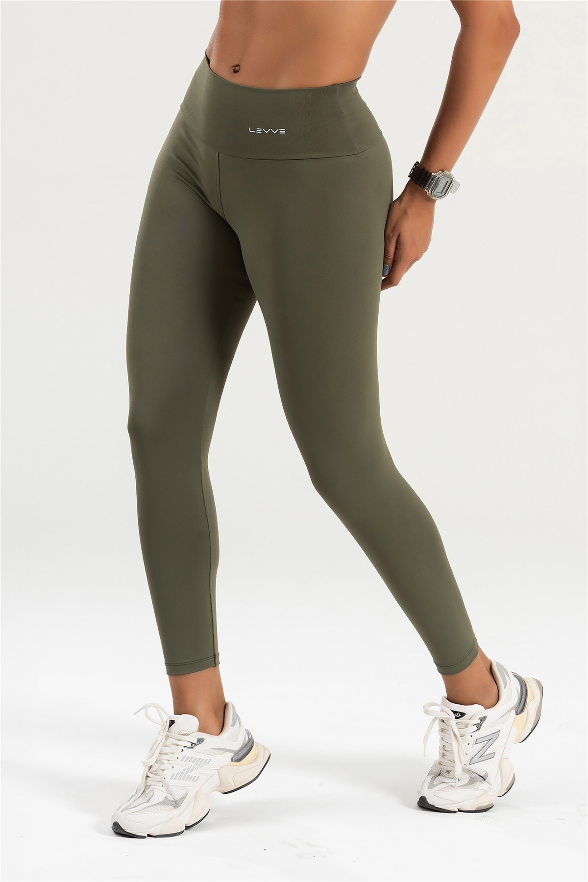 Women's Fitness Leggings Pulse Green Olive