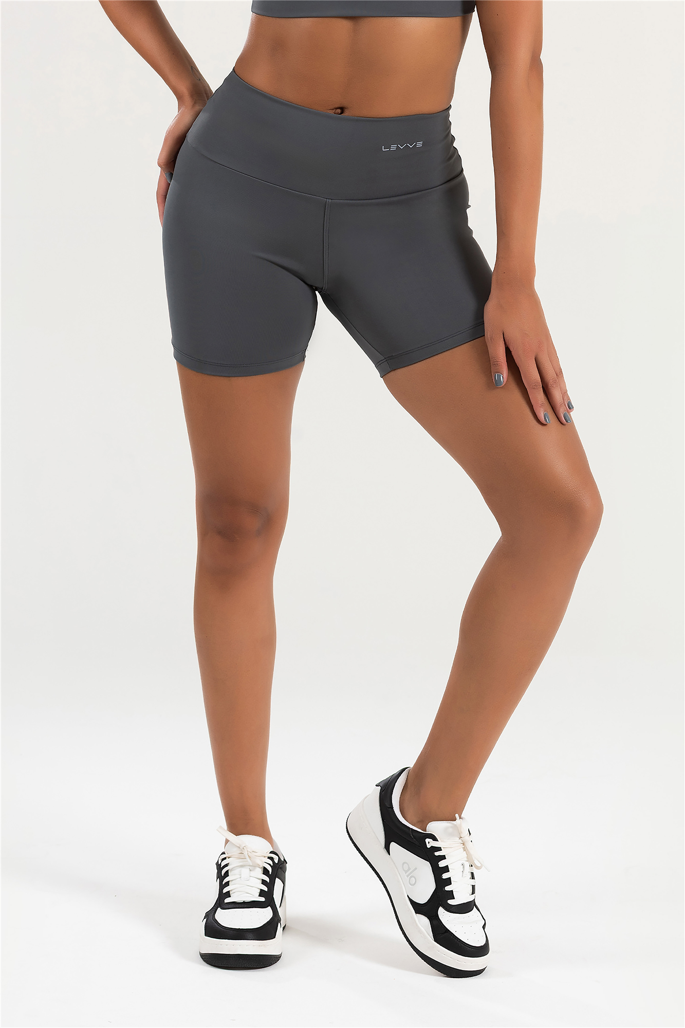 Shorts Women's Fitness Pulse Charcoal Grey