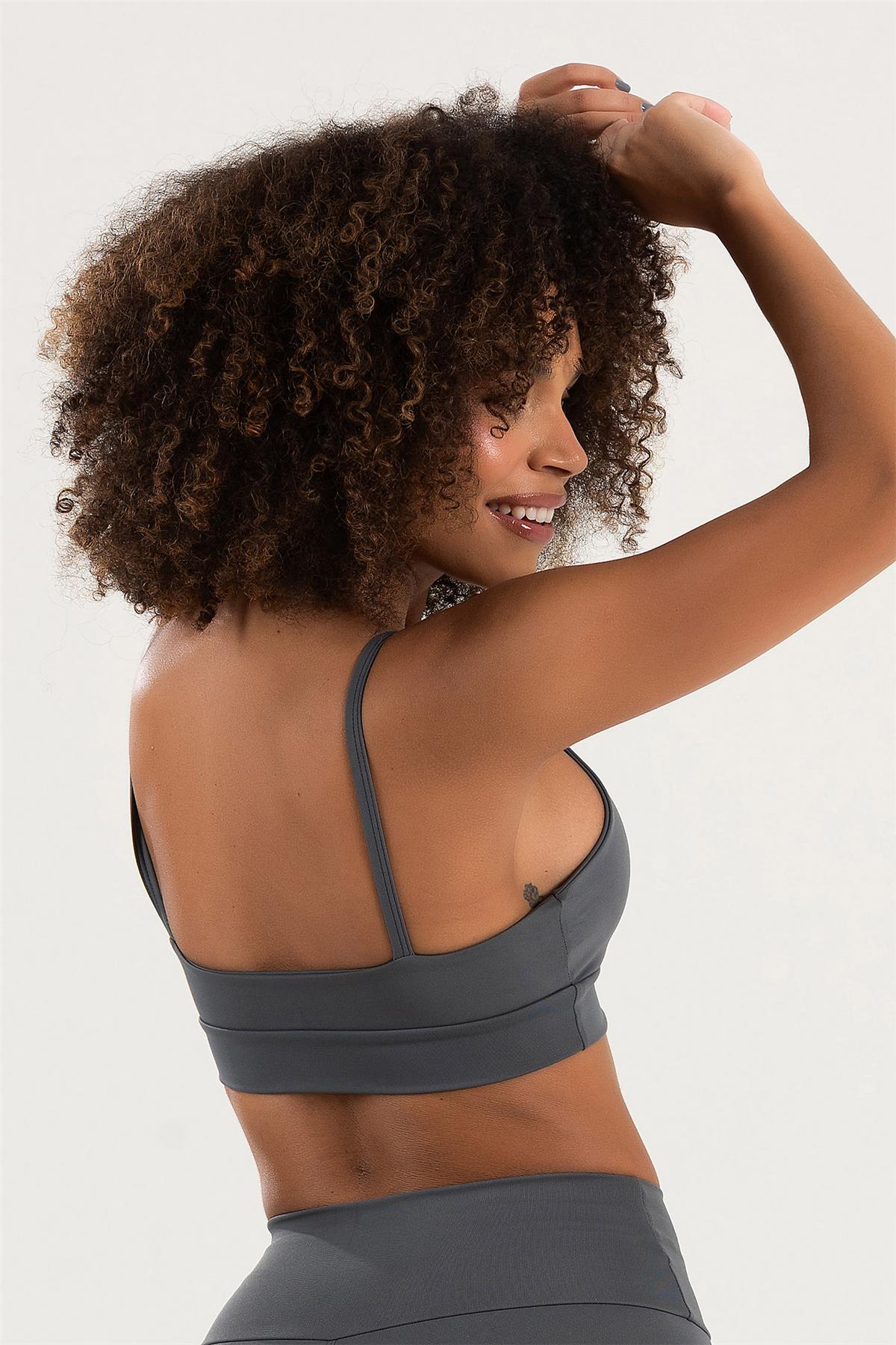 Women's Fitness Top Pulse Charcoal Grey