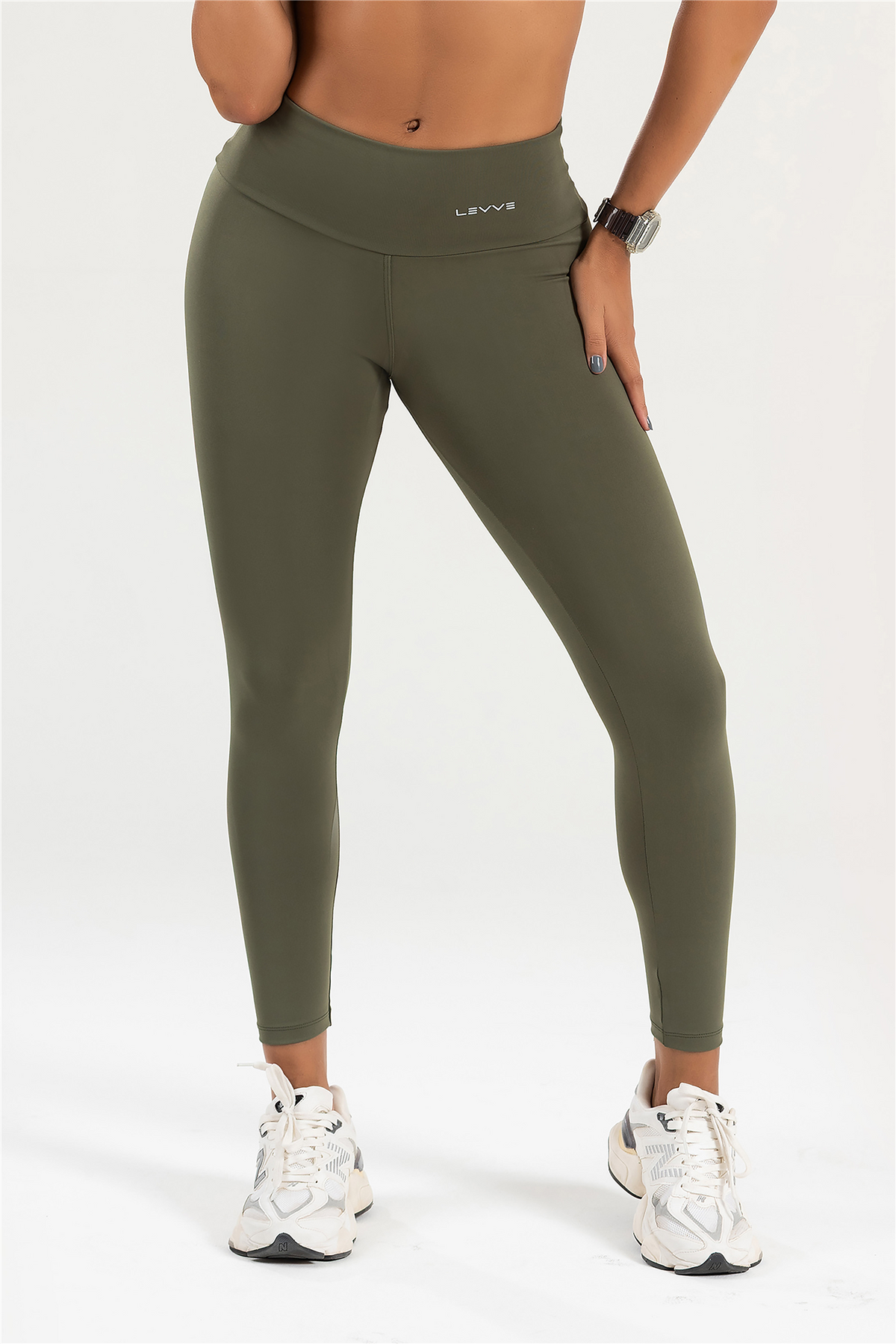 Women's Fitness Leggings Pulse Green Olive