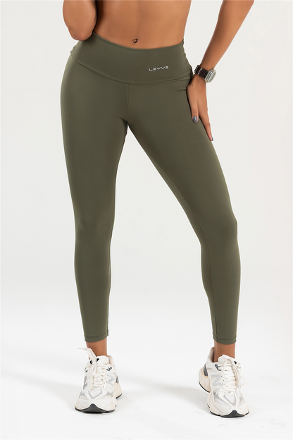Women's Fitness Leggings Pulse Green Olive