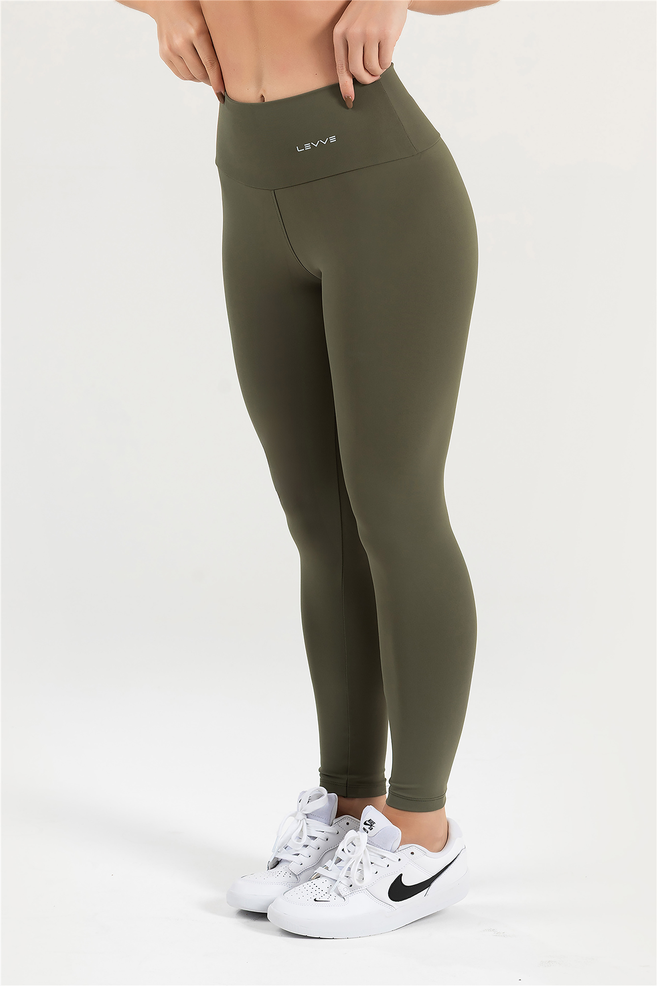 Women's Fitness Leggings Pulse Green Olive