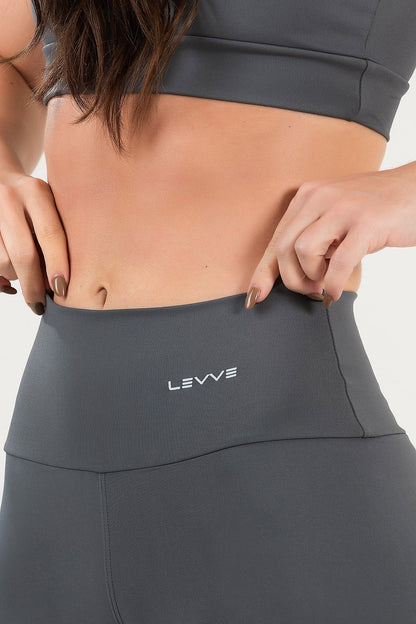 Women's Set Top + Leggings Fitness Pulse Charcoal Grey