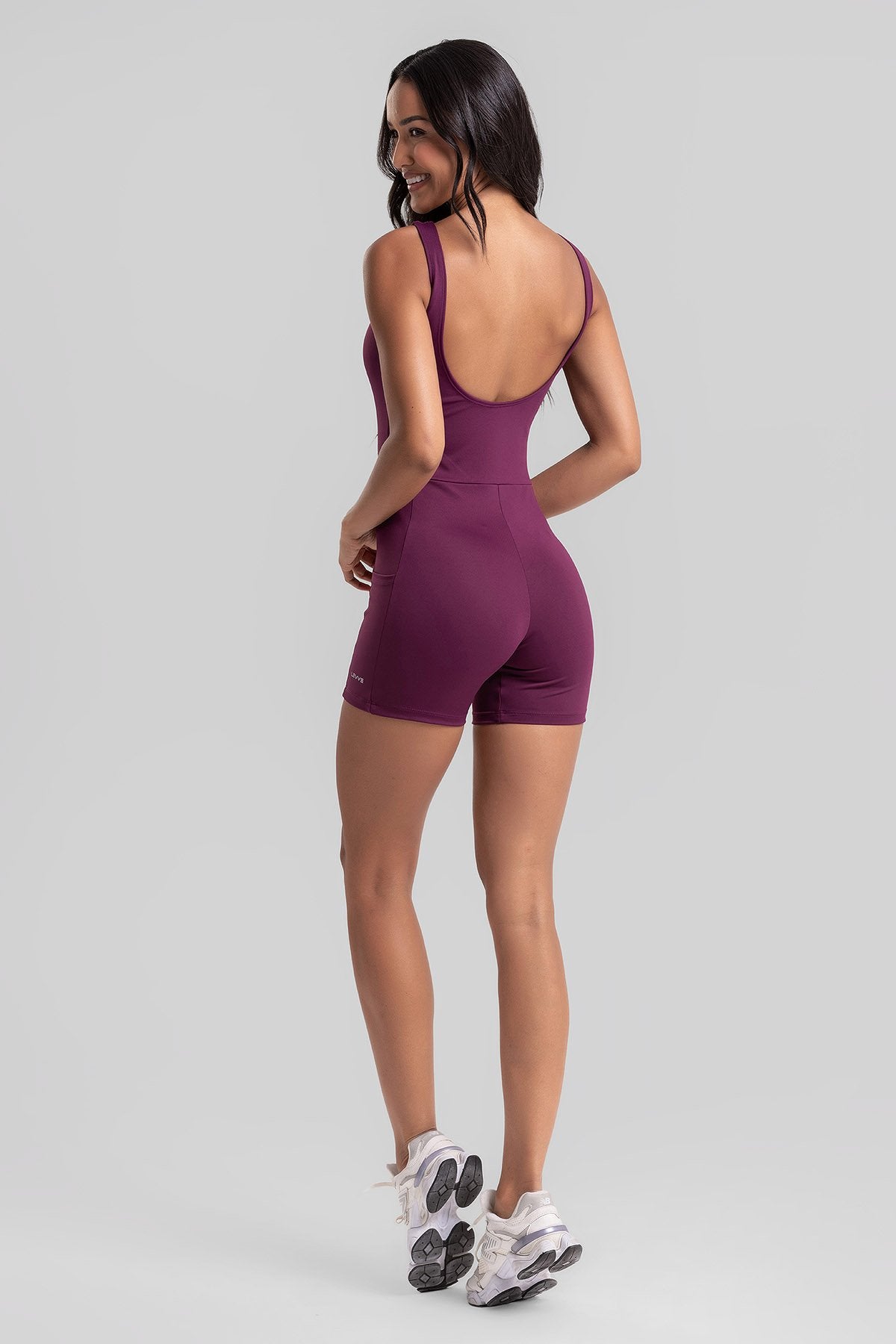 Women's Adjustable Strap Unitard Nory Intense - Malbec