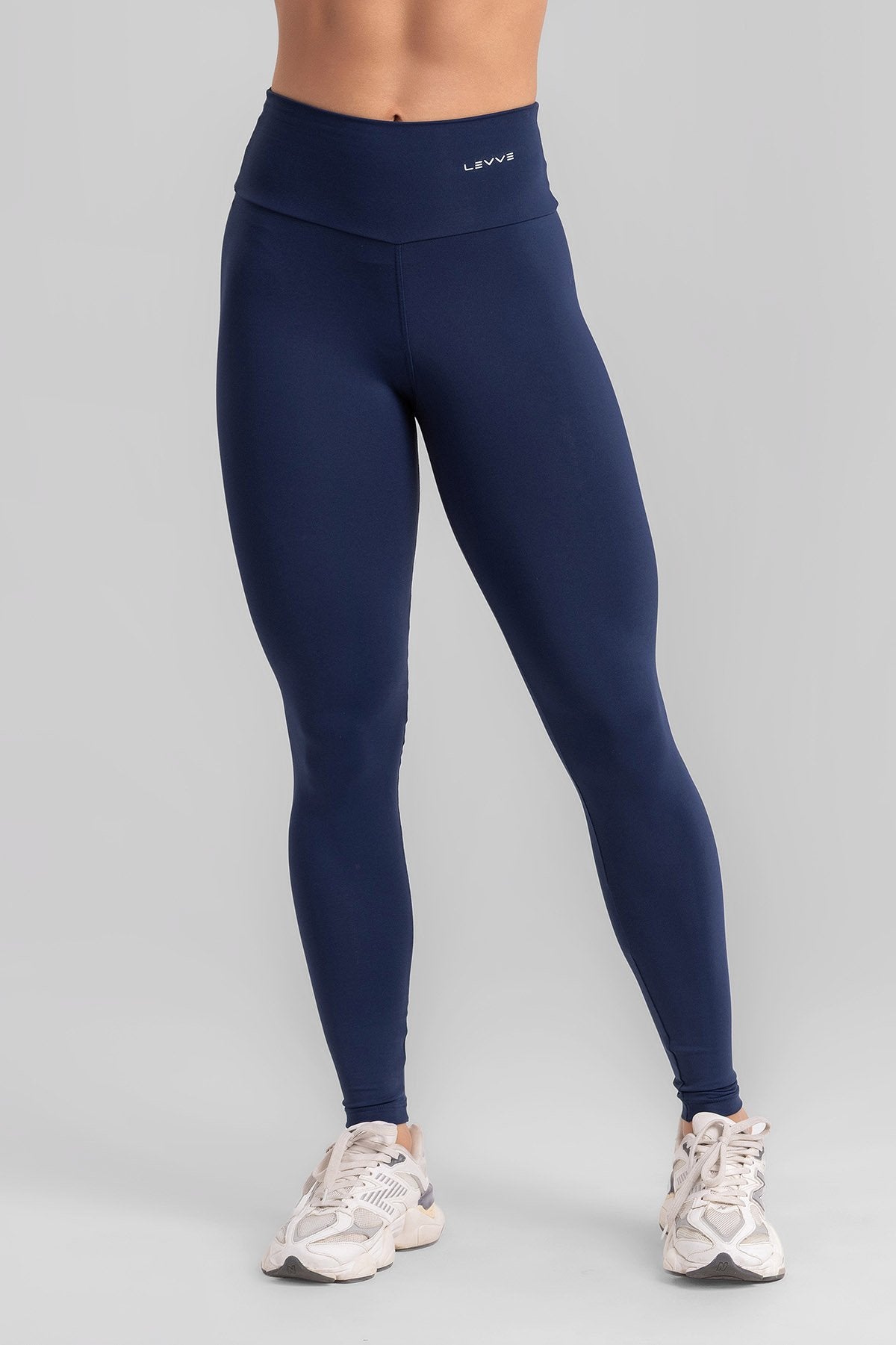 Cropped Top + Basic Leggings Intense Navy