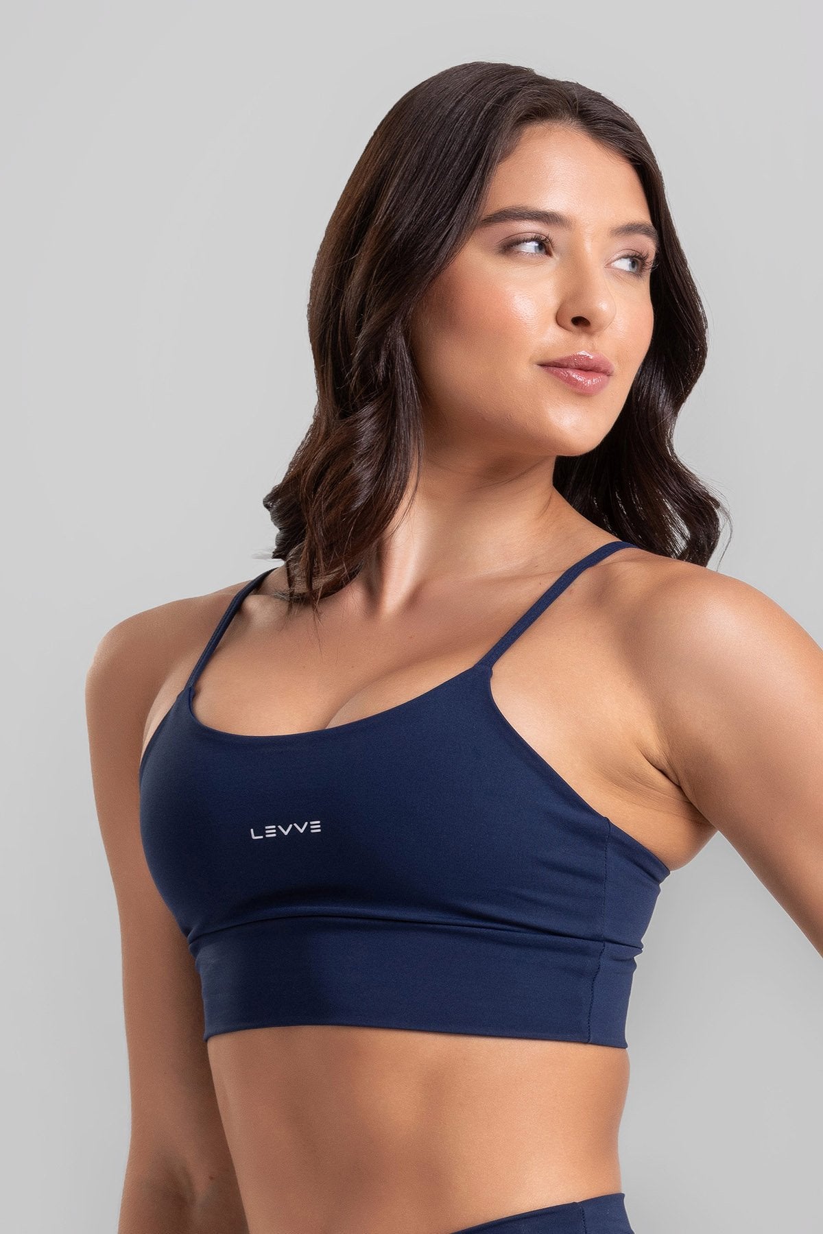 Double-Strap Sports Bra + Basic Leggings Intense Navy