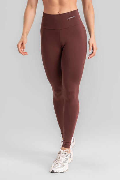 Women's Fitness Leggings Basic Nory Intense - Leather