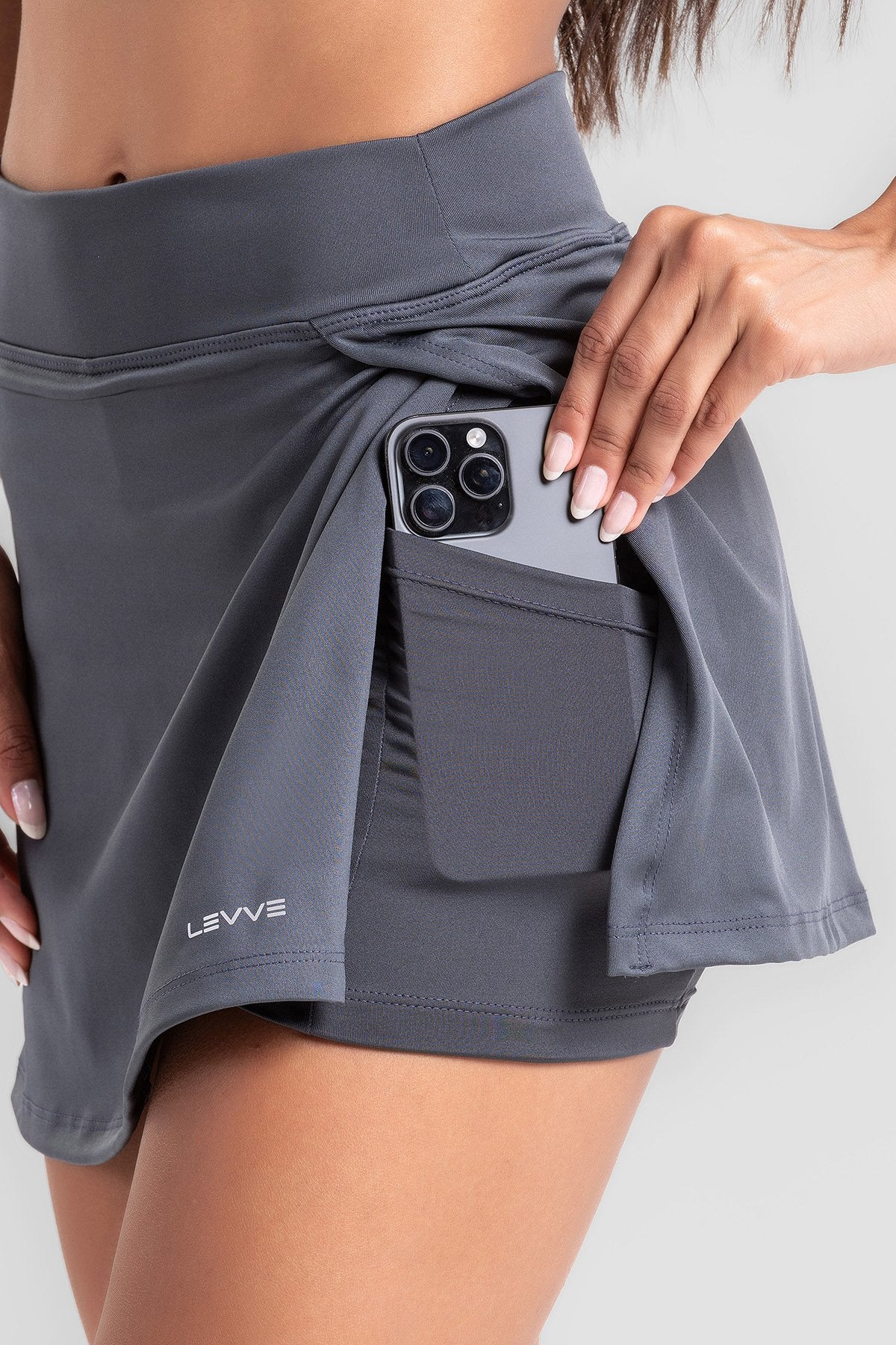 Wrap Skort Nory Intense - Graphite