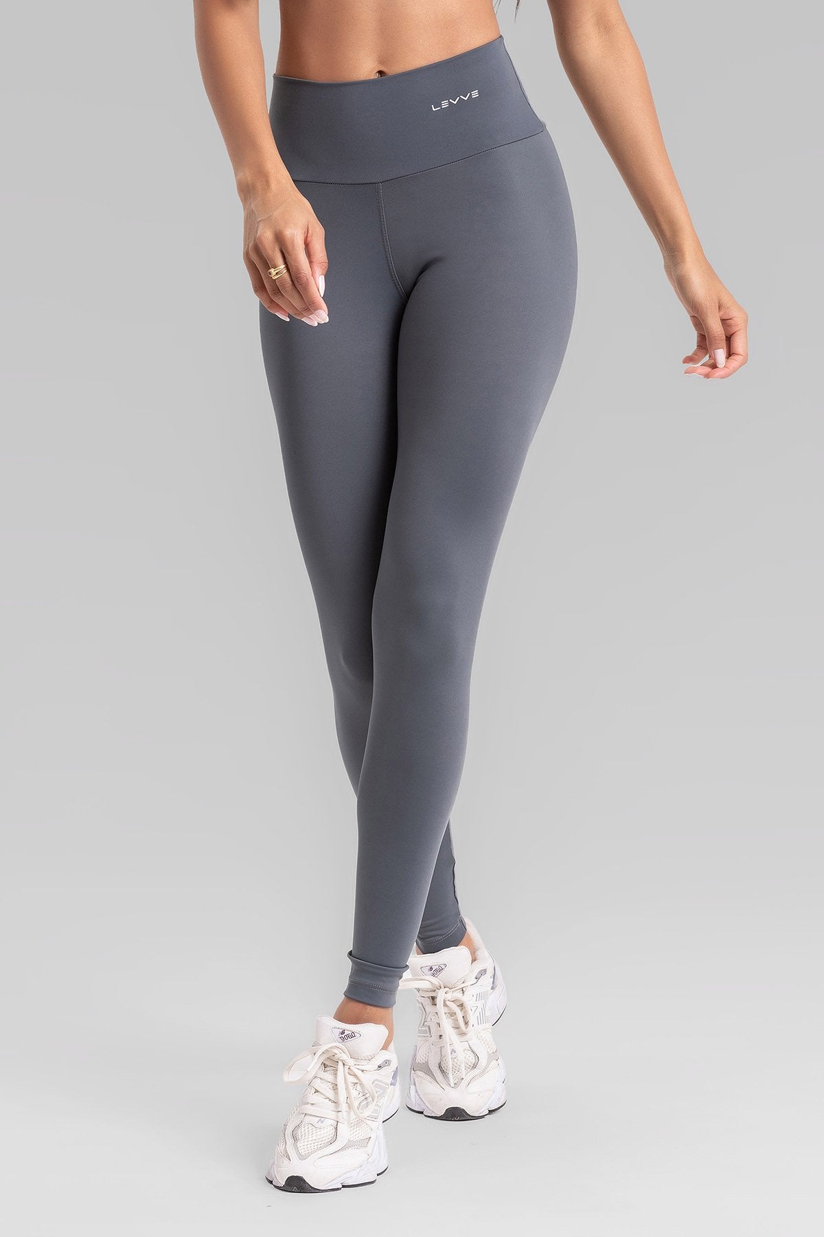 Cropped Top + Basic Leggings Intense Graphite
