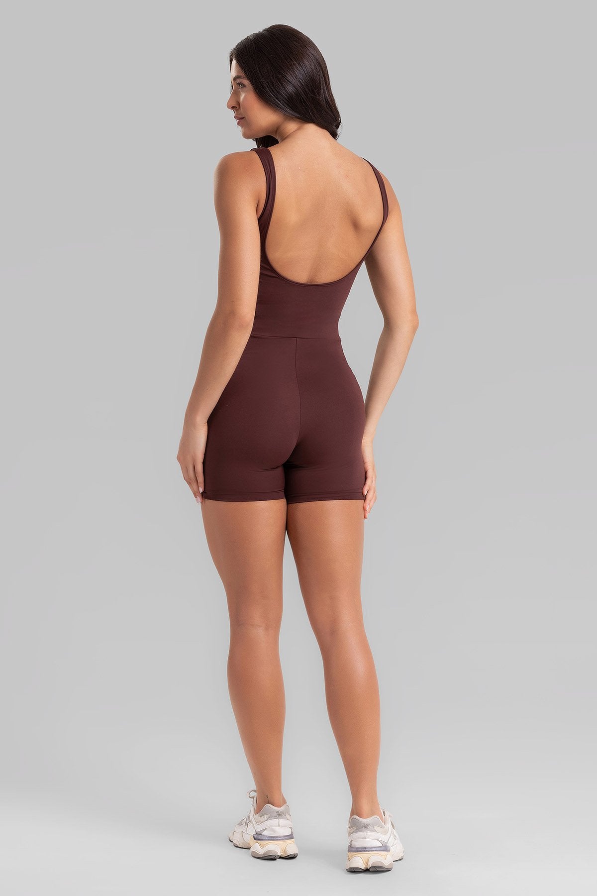 Women's Adjustable Strap Unitard Nory Intense - Leather