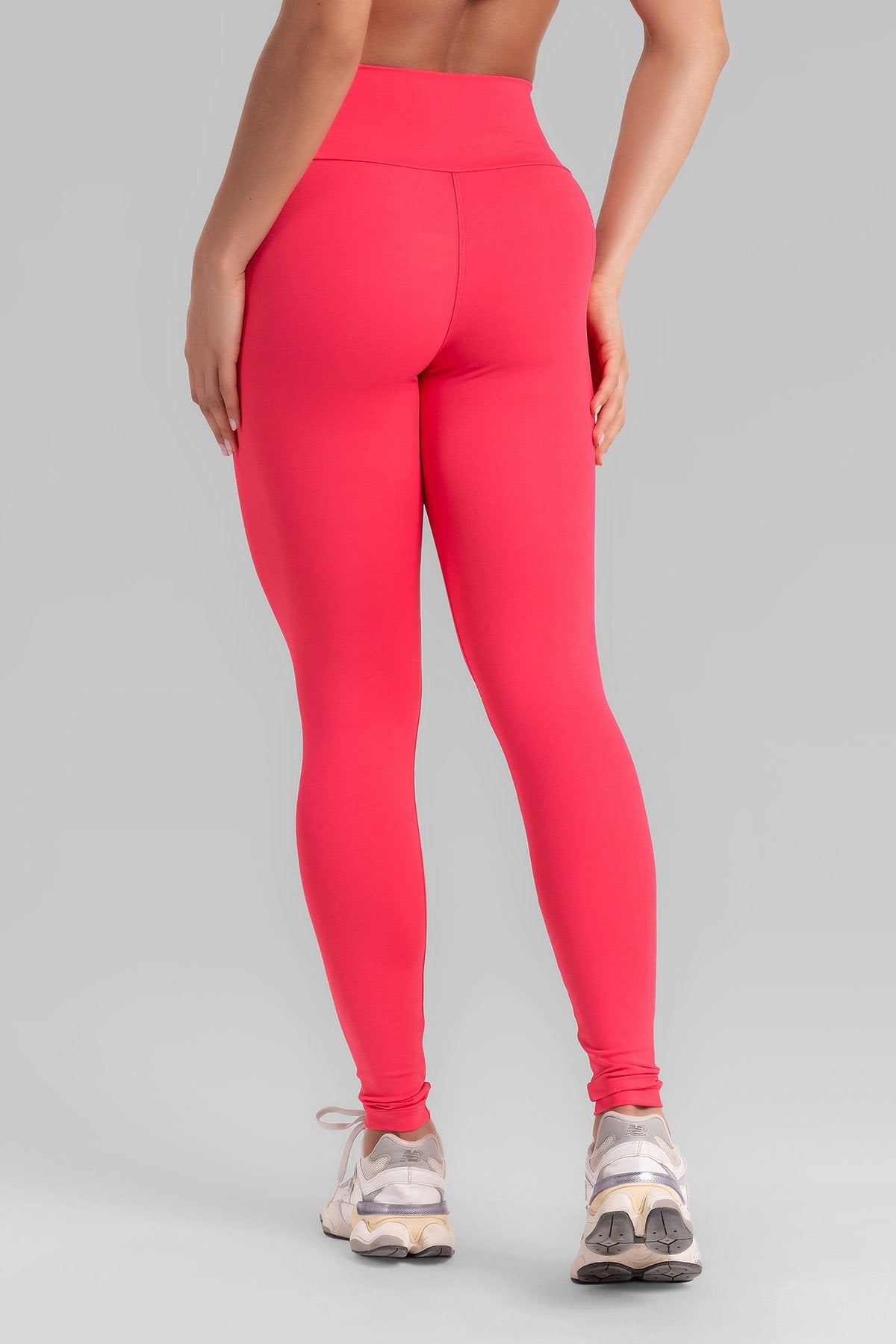 Double-Strap Sports Bra + Basic Leggings Intense Pitaya