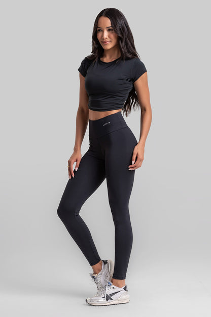 Cropped Top Short Sleeve Nory Intense - Black