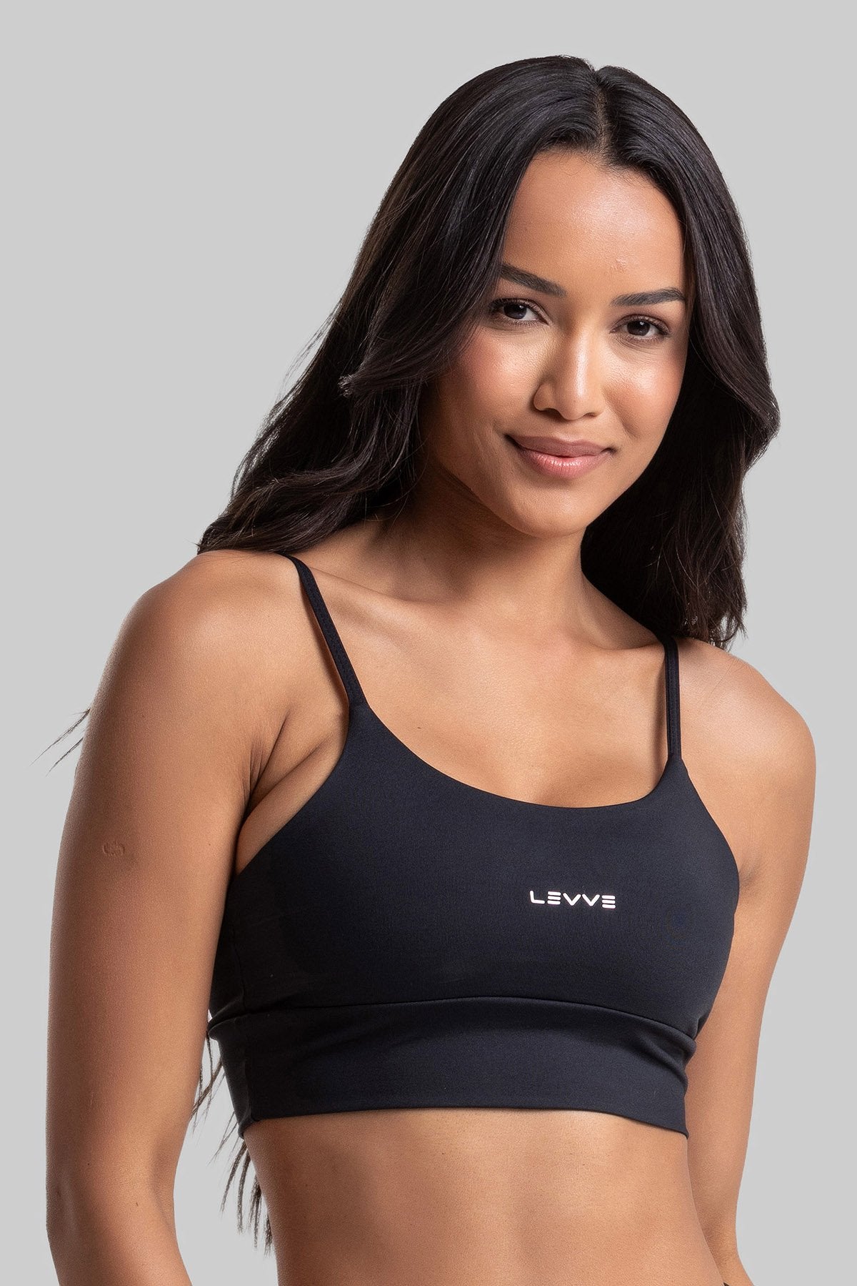 Double Sports Bra + Wrap Skort Intense Black