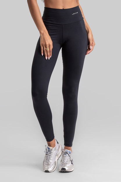 Cropped Top + Basic Leggings Intense Black