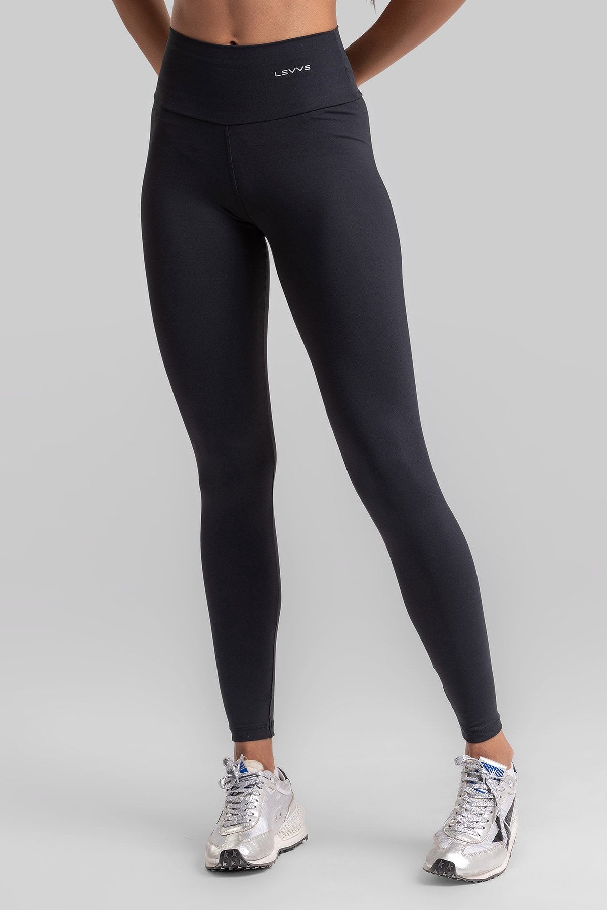 Cropped Top + Basic Leggings Intense Black