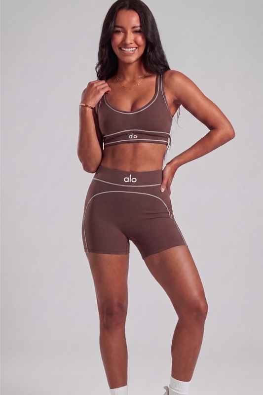 Yoga Suit Women Tracksuit Sports Bra High Waist Shorts Outfit