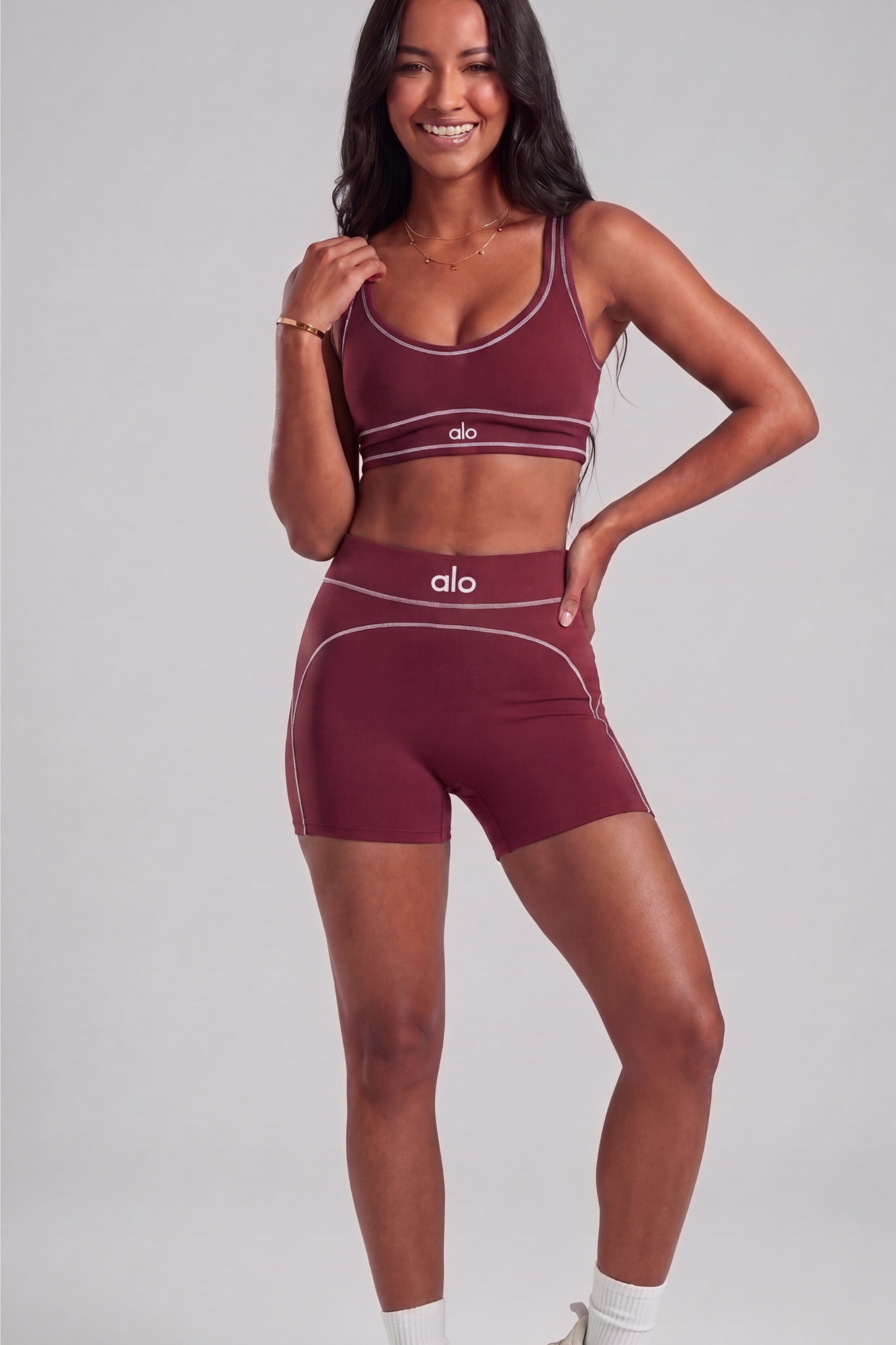 Yoga Suit Women Tracksuit Sports Bra High Waist Shorts Outfit