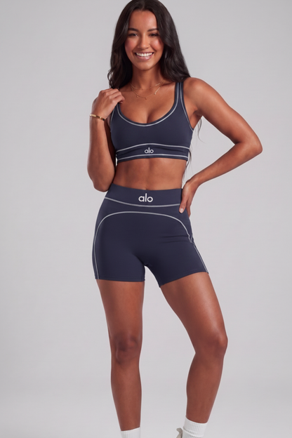 Yoga Suit Women Tracksuit Sports Bra High Waist Shorts Outfit