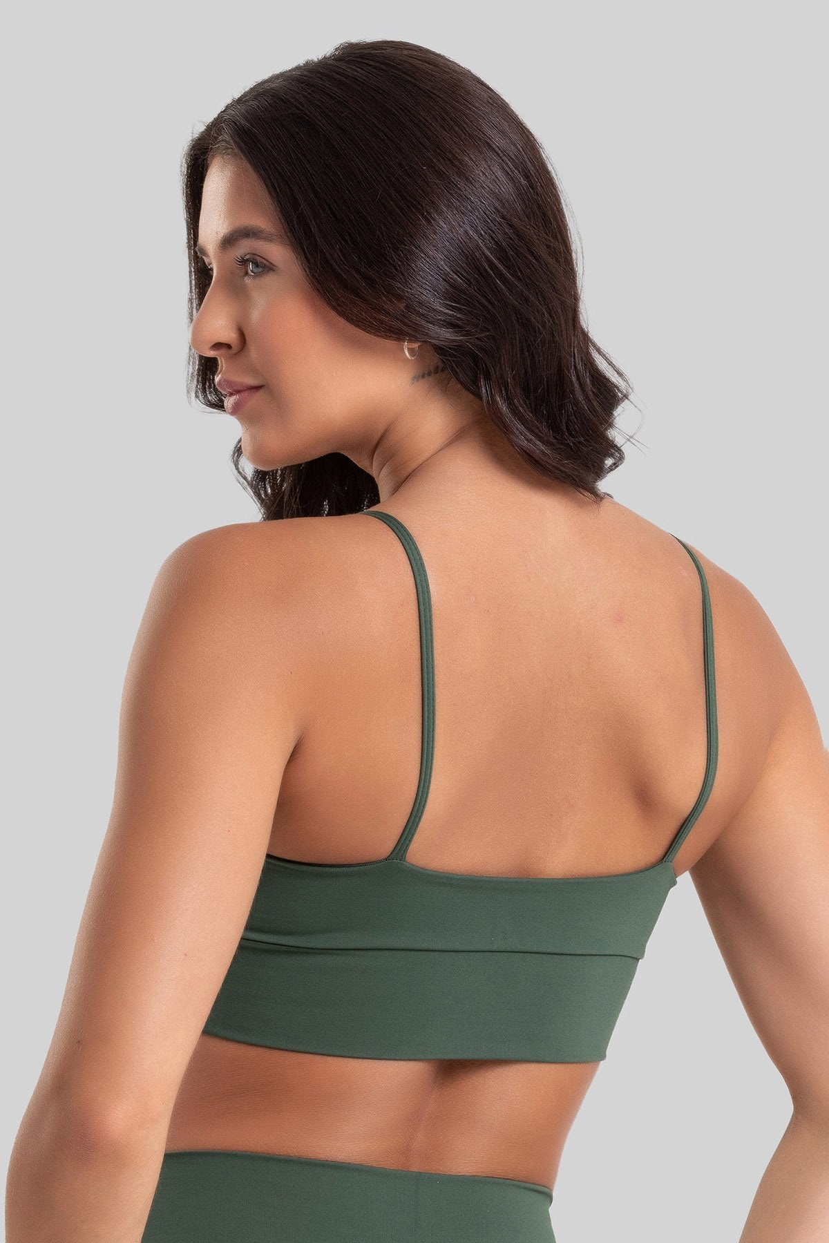 Double-Strap Sports Bra + Basic Leggings Intense Botanical
