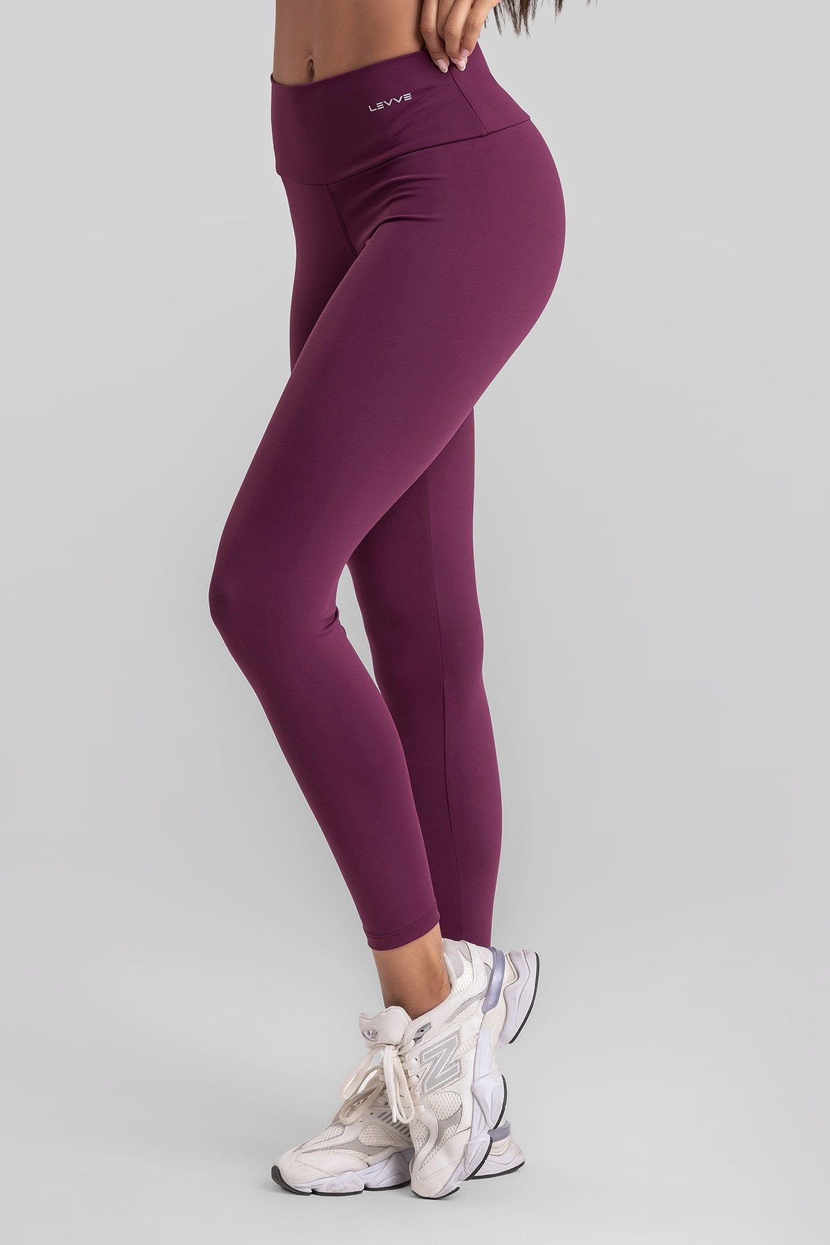 Women's Fitness Leggings Basic Nory Intense - Malbec