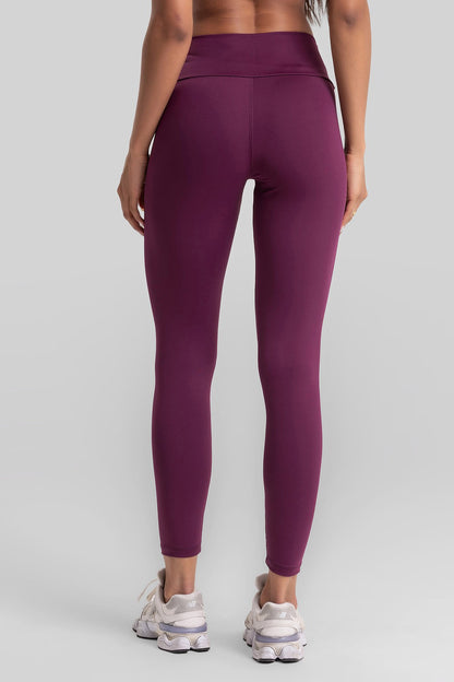 Women's Fitness Leggings Basic Nory Intense - Malbec