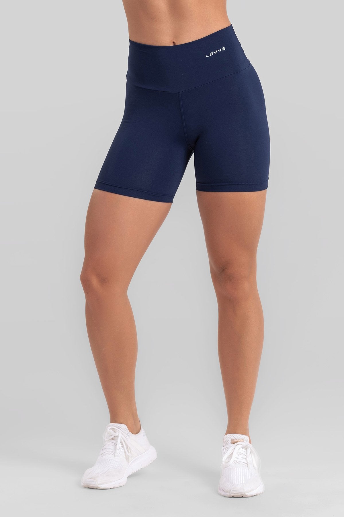 Cropped Top + Basic Shorts Navy