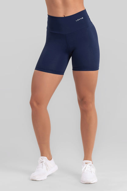 Cropped Top + Basic Shorts Navy