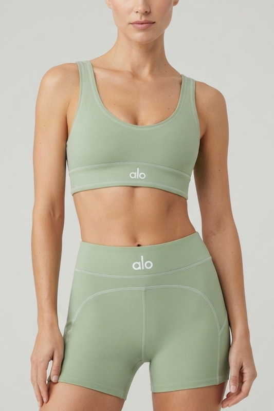 Yoga Suit Women Tracksuit Sports Bra High Waist Shorts Outfit