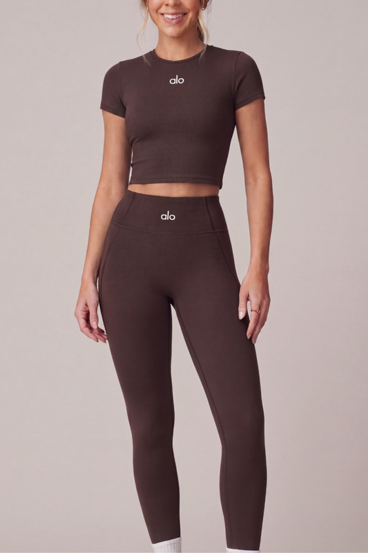 Women's Set Top + Leggings Fitness Sun
