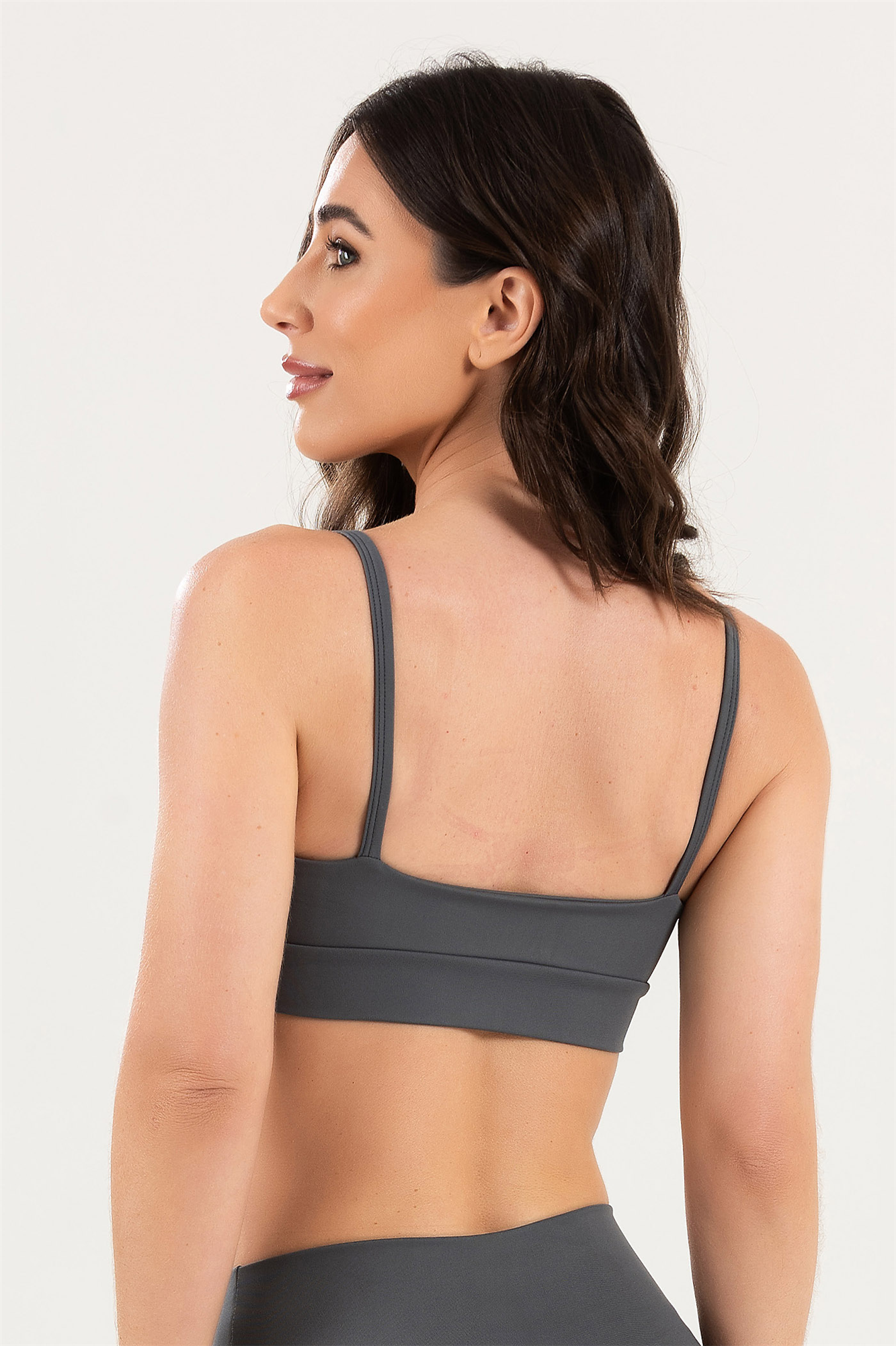 Women's Fitness Top Pulse Charcoal Grey