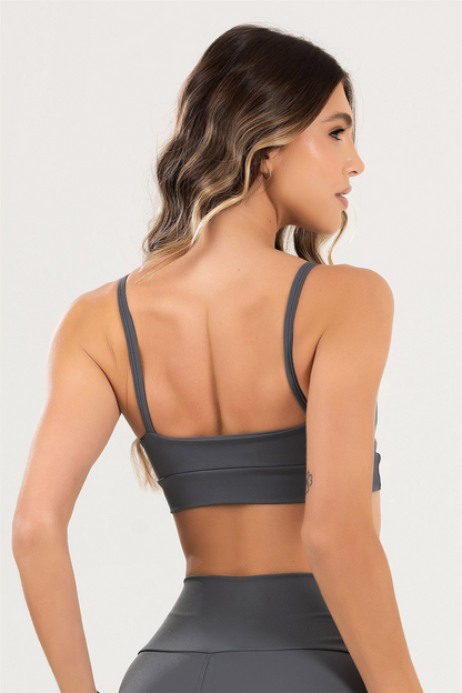 Women's Fitness Top Pulse Charcoal Grey