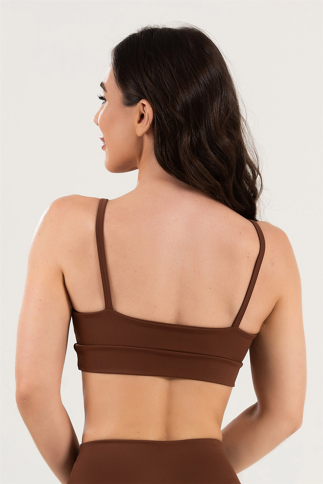 Women's Fitness Top Pulse Brown