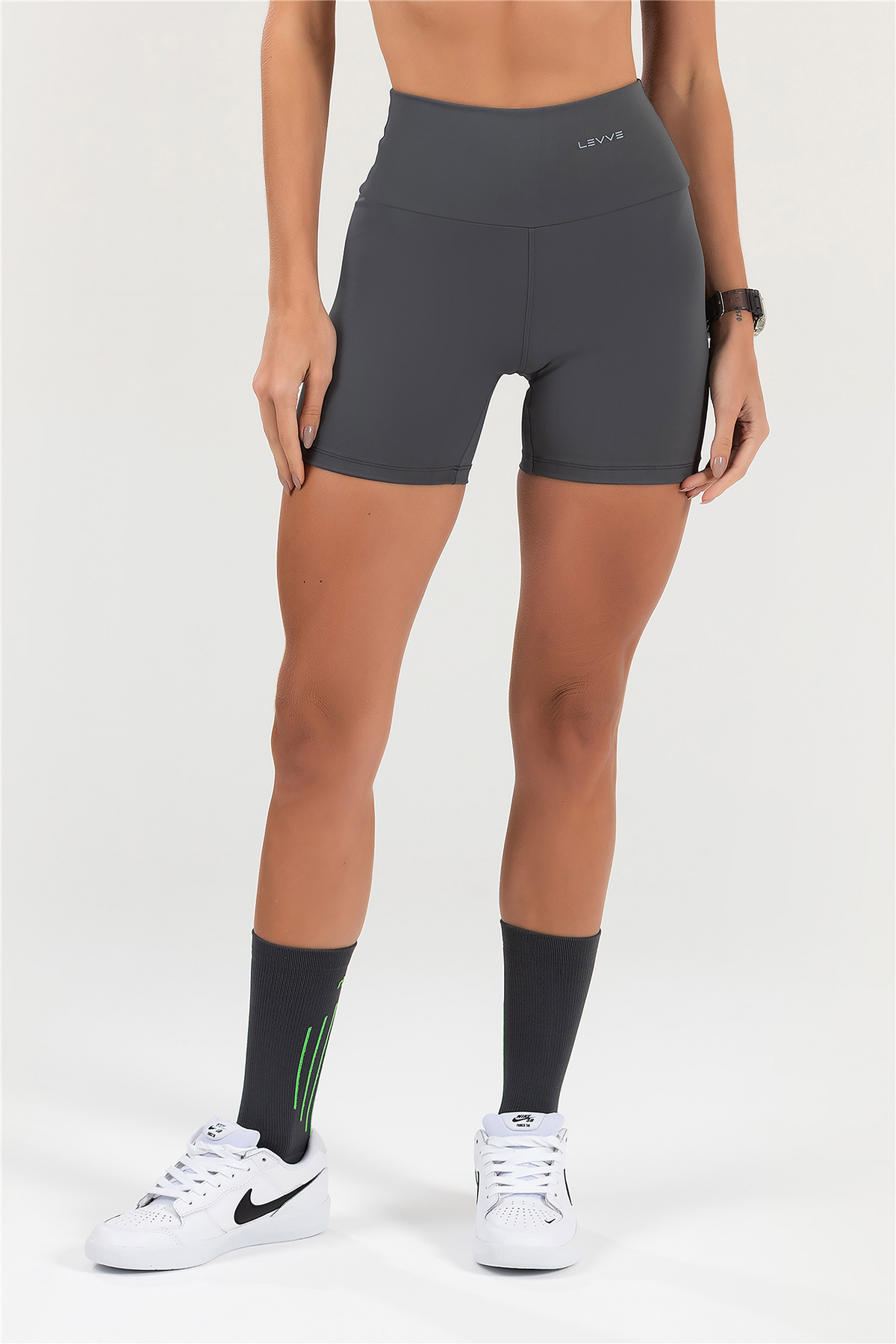 Shorts Women's Fitness Pulse Charcoal Grey