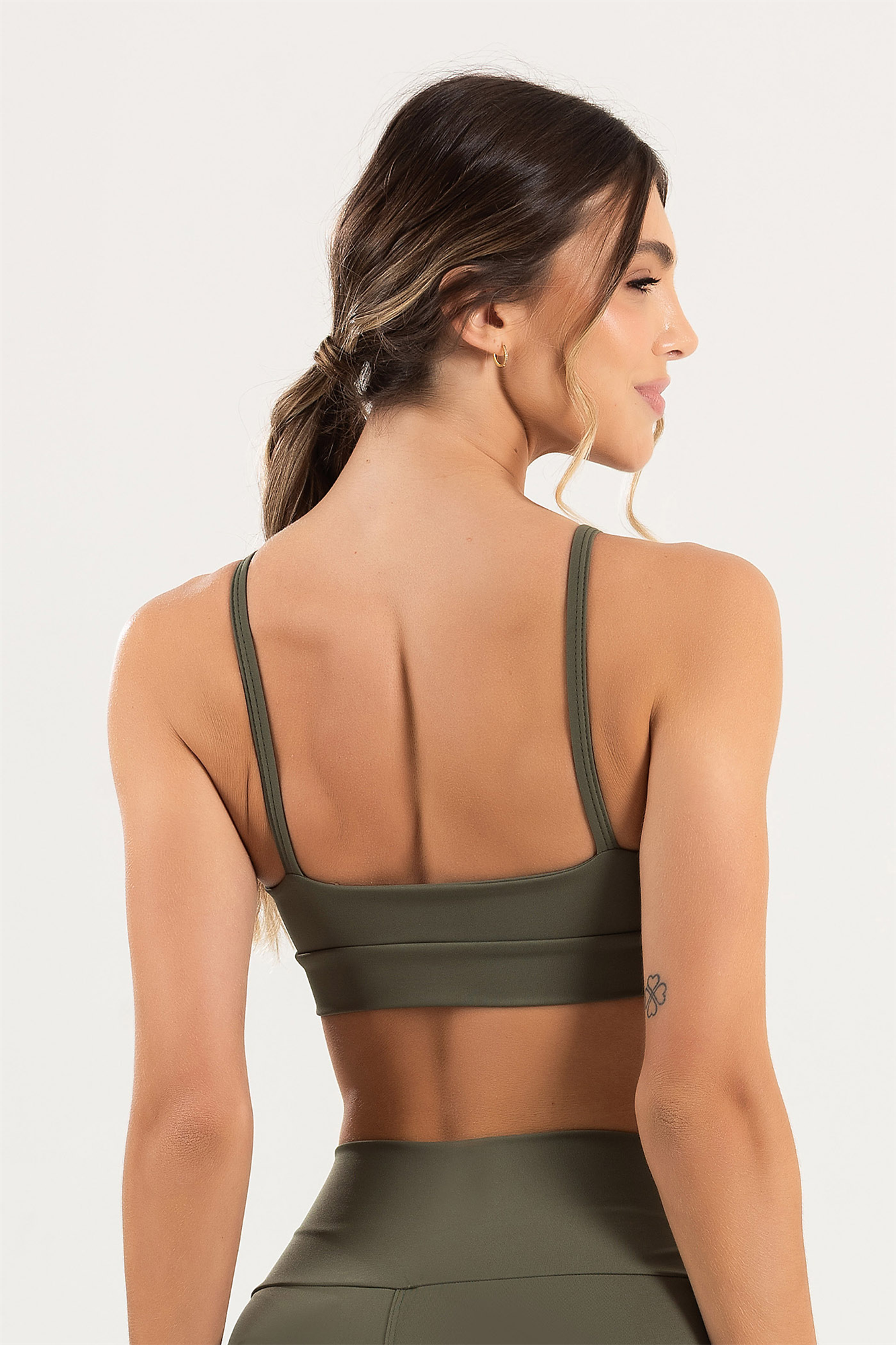 Women's Fitness Top Pulse Green Olive